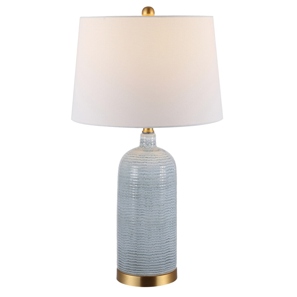 SAFAVIEH Lighting Branddis 26.75-inch Glass Table Lamp - 15" x 15" x 26.8" - 15Wx15Dx27H