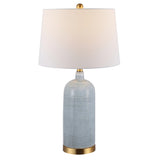 SAFAVIEH Lighting Branddis 26.75-inch Glass Table Lamp - 15" x 15" x 26.8" - 15Wx15Dx27H