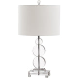 SAFAVIEH Lighting Brande 23-inch Crystal Clear Table Lamp - 13"x8"x22.5" - 13Wx8Dx23H