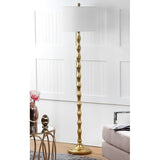 SAFAVIEH Lighting Brandie 64-inch Antiqued Gold Floor Lamp - 15"x15"x63.5" - Antique Gold - 15Wx15Dx64H