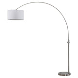 SAFAVIEH Lighting Brenna 86-inch Arc Floor Lamp - 72"x18"x86" - Nickel - 72Wx18Dx86H