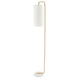 SAFAVIEH Lighting Brighid 64-inch Floor Lamp - 7 In. W x 10 In. D x 64 In. H - White - 7Wx10Dx64H