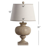 SAFAVIEH Lighting Calli 31-inch Wood LED Table Lamp - 18"x18"x31" - 18Wx18Dx31H