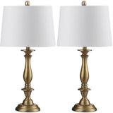 SAFAVIEH Lighting Candida 29-inch Candlestick Gold Table Lamp (Set of 2) - 14Wx14Dx29H