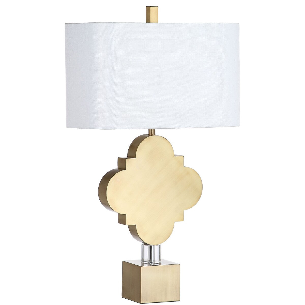 SAFAVIEH Lighting Carmo 32-inch Gold LED Table Lamp - 18"x10"x31.5" - 18Wx10Dx32H