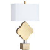 SAFAVIEH Lighting Carmo 32-inch Gold LED Table Lamp - 18"x10"x31.5" - 18Wx10Dx32H