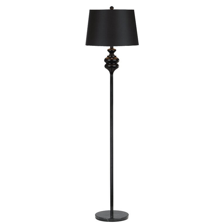 SAFAVIEH Lighting Celena 68-inch Black Floor Lamp - 17"x17"x67.5" - 17Wx17Dx68H