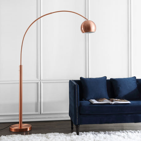 SAFAVIEH Lighting Charlene 70-inch Copper Led Floor Lamp - 12" x 12" x 70" - 12Wx12Dx70H