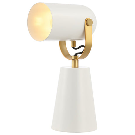 SAFAVIEH Lighting Chhanda 13" Modern & Contemporary Table Lamp - 5" W x 8" D x 14" H - 5Wx8Dx14H