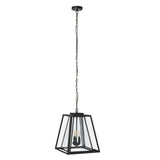 SAFAVIEH Lighting Chryssoula 13" Outdoor Pendant - 13" x 12" x 16" - withD/H - 13Wx12Dx16H