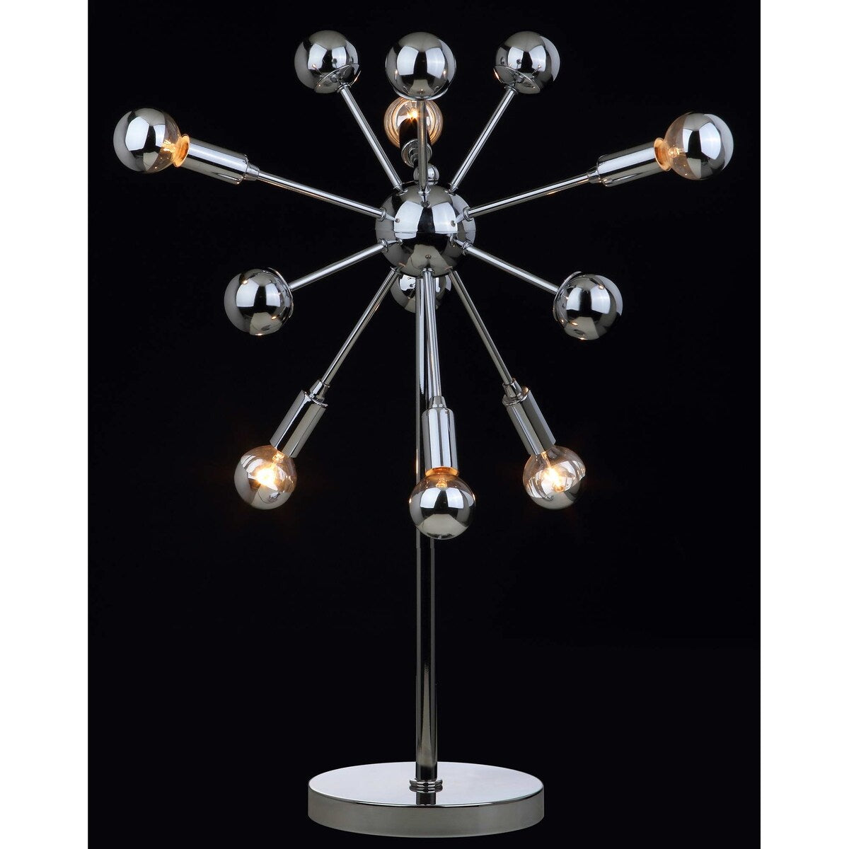 SAFAVIEH Lighting Cicely 23-inch Sputnik Chrome Table Lamp - 18"x18"x23.5" - 18Wx18Dx24H