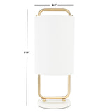 SAFAVIEH Lighting Cona 21" Table Lamp - 8" W x 8" D x 21" H - 8Wx8Dx21H