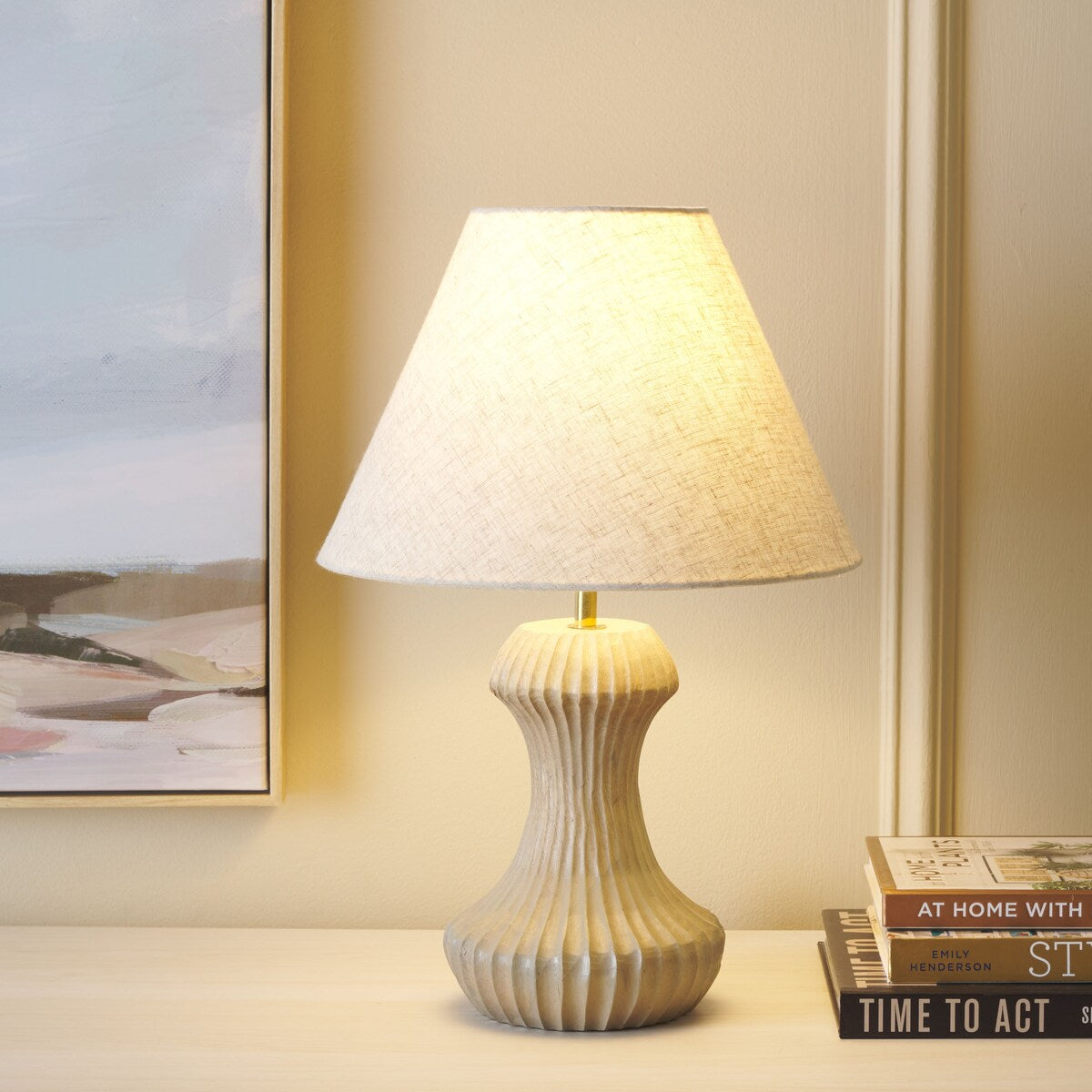 SAFAVIEH Lighting Cosmea 18-inch Table Lamp - 12Wx12Dx18H