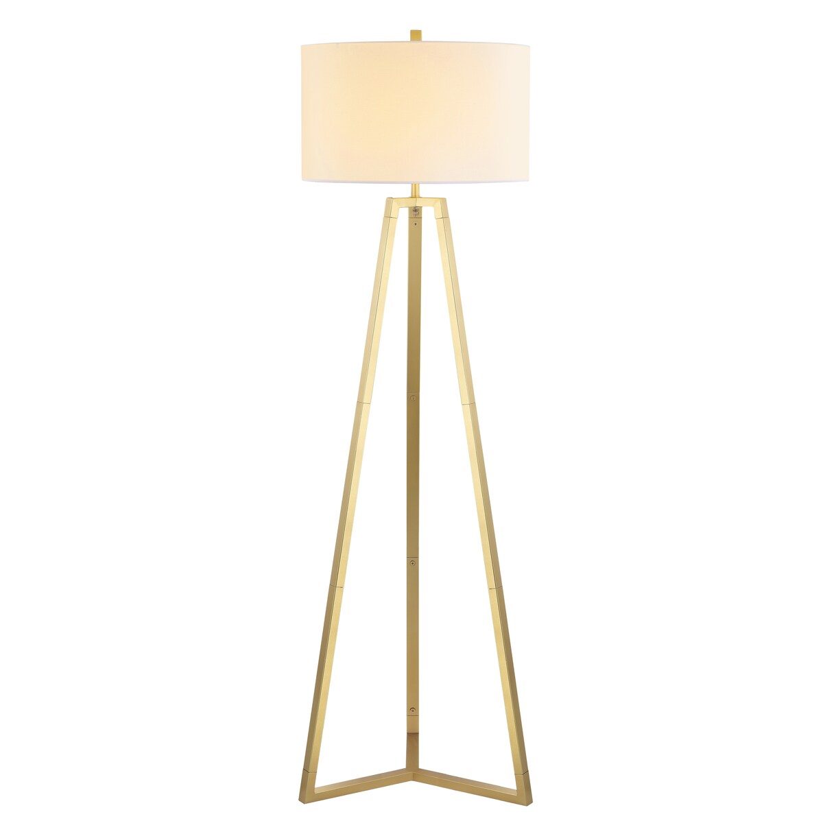 SAFAVIEH Lighting Darlene 64-inch Floor Lamp - 19" W x 19" D x 64" H - Gold - 19Wx19Dx64H