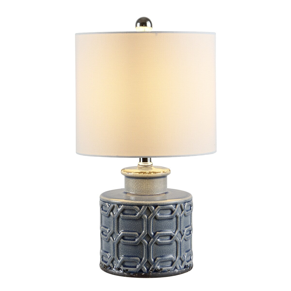 SAFAVIEH Lighting Dasena 17-inch Ceramic Table Lamp - 10" x 10" x 17" - 10Wx10Dx17H