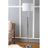 SAFAVIEH Lighting Davina 60-inch Crystal Floor Lamp - 14"x14"x60" - Clear/Chrome - 14Wx14Dx60H