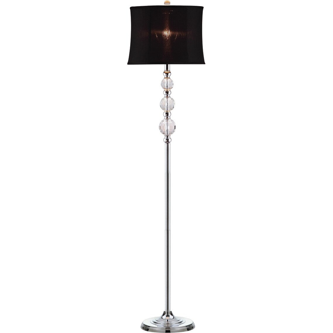 SAFAVIEH Lighting Deryn 60-inch Crystal Floor Lamp - 14"x14"x61" - 14Wx14Dx61H