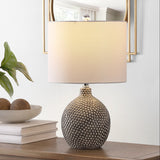 SAFAVIEH Lighting Diep 19-inch Ceramic Table Lamp - 12" x 12" x 19" - 12Wx12Dx19H