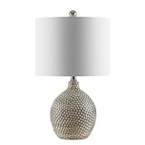 SAFAVIEH Lighting Diep 19-inch Ceramic Table Lamp - 12" x 12" x 19" - 12Wx12Dx19H