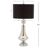 SAFAVIEH Lighting Dinie 26-inch Crackled Glass Table Lamp (Set of 2) - 12"x12"x25.5" - 12Wx12Dx26H