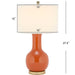 SAFAVIEH Lighting Dionne 28-inch Orange Table Lamp - 15" W x 15" D x 27.5" H - 15Wx15Dx28H