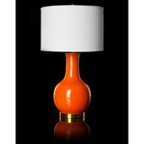 SAFAVIEH Lighting Dionne 28-inch Orange Table Lamp - 15" W x 15" D x 27.5" H - 15Wx15Dx28H