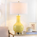 SAFAVIEH Lighting Dionne 28-inch Orange Table Lamp - 15" W x 15" D x 27.5" H - 15Wx15Dx28H