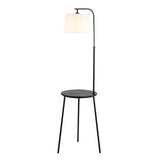 SAFAVIEH Lighting Dorothe 70-inch Floor Lamp - 12" W x 12" D x 70" H - Black - 12Wx12Dx70H