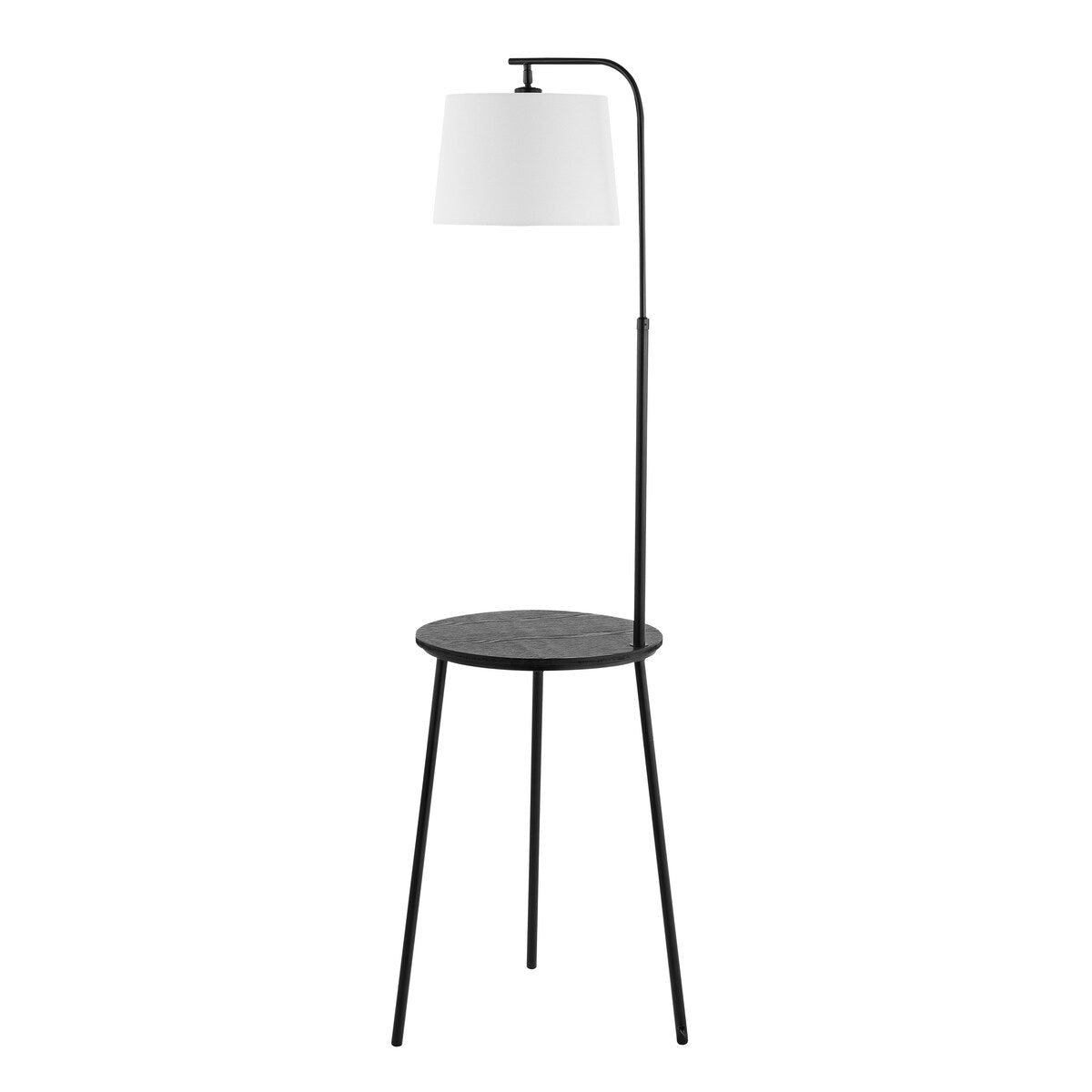 SAFAVIEH Lighting Dorothe 70-inch Floor Lamp - 12" W x 12" D x 70" H - Black - 12Wx12Dx70H