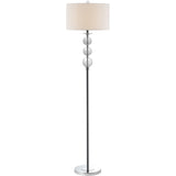 SAFAVIEH Lighting Dylbere 62-inch Glass Globe Floor Lamp - 15"x15"x61" - Clear - 15Wx15Dx61H