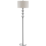 SAFAVIEH Lighting Dylbere 62-inch Glass Globe Floor Lamp - 15"x15"x61" - Clear - 15Wx15Dx61H