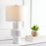 SAFAVIEH Lighting Eavan 20.5" Table Lamp - 14" W x 14" D x 21" H - 14Wx14Dx21H