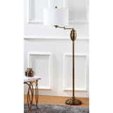 SAFAVIEH Lighting Ebony 60-inch Gold Floor Lamp - 15"x15"x60" - 15Wx15Dx60H