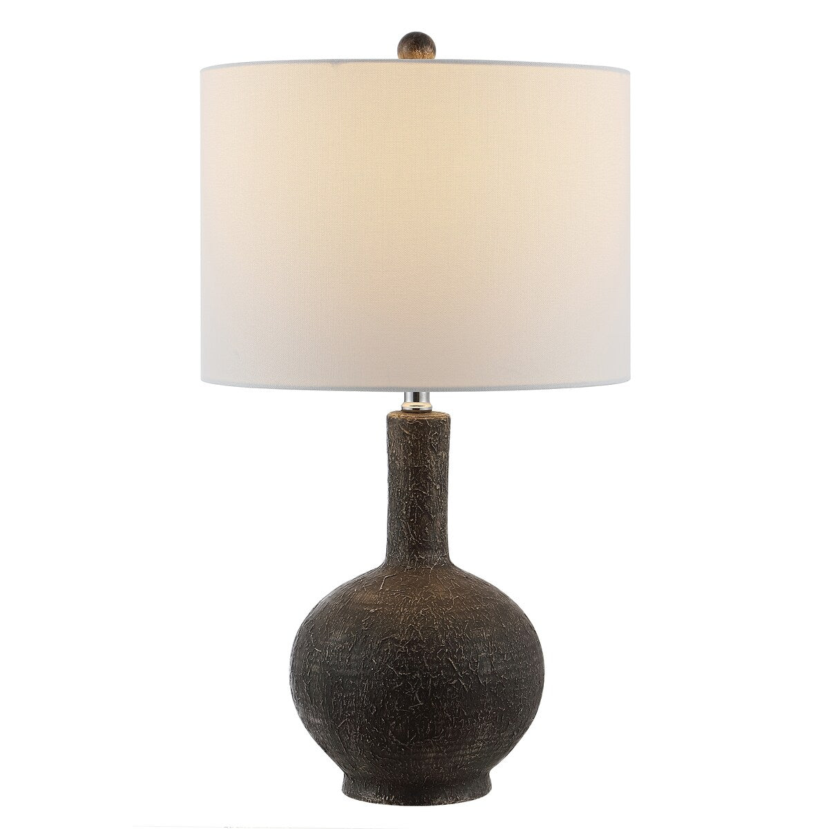 SAFAVIEH Lighting Eduina 25-inch Resin Table Lamp - 14" x 14" x 25" - 14Wx14Dx25H