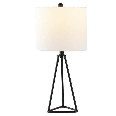 SAFAVIEH Lighting Eesi 21" Modern & Contemporary Table Lamp - 10" W x 10" D x 21" H - 10Wx10Dx21H