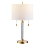 SAFAVIEH Lighting Ella 26.5-inch Metal Table Lamp - 14" x 14" x 26.5" - 14Wx14Dx27H