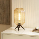 SAFAVIEH Lighting Elsebet 17" Modern & Contemporary Table Lamp - 12" W x 12" D x 19" H - 12Wx12Dx19H