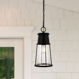 SAFAVIEH Lighting Embrulla Outdoor Pendant/Black - 8" W x 8" D x 22-94" H - 8Wx8Dx94H