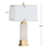 SAFAVIEH Lighting Engelberta 30-inch LED Table Lamp - 17"x11"x29.5" - 17Wx11Dx30H