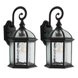 SAFAVIEH Lighting Falyn 8-inch Outdoor Wall Sconce [SET of 2] - 8Wx16Dx8H