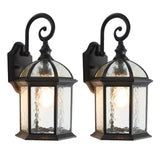 SAFAVIEH Lighting Falyn 8-inch Outdoor Wall Sconce [SET of 2] - 8Wx16Dx8H