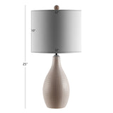 SAFAVIEH Lighting Fanette 25-inch LED Table Lamp - 12" W x 12" L x 25" H - 12Wx12Dx25H