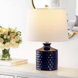 SAFAVIEH Lighting Fanita 20.5-inch Ceramic Table Lamp - 14" x 14" x 20.5" - 14Wx14Dx21H