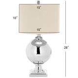 SAFAVIEH Lighting Geanina 29-inch Glass Sphere Table Lamp - 15"x15"x28" - 15Wx15Dx28H