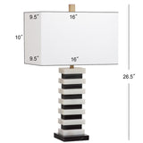 SAFAVIEH Lighting Geert 27-inch LED Table Lamp - 16Wx10Dx27H