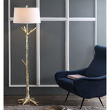 SAFAVIEH Lighting Gerrianne 65-inch Gold Led Floor Lamp - 18" x 18" x 64.5" - 18Wx18Dx65H