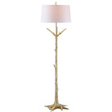 SAFAVIEH Lighting Gerrianne 65-inch Gold Led Floor Lamp - 18" x 18" x 64.5" - 18Wx18Dx65H