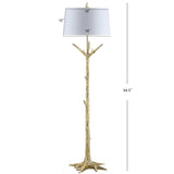 SAFAVIEH Lighting Gerrianne 65-inch Gold Led Floor Lamp - 18" x 18" x 64.5" - 18Wx18Dx65H