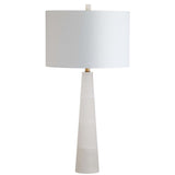 SAFAVIEH Lighting Giorgiana 30-inch Alabaster LED Table Lamp - 15"x15"x30" - 15Wx15Dx30H