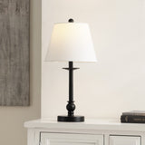 SAFAVIEH Lighting Gizi 21" Modern & Contemporary Table Lamp - 11" W x 11" D x 21" H - 11Wx11Dx21H